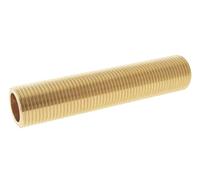 SOMATHERM FOR YOU, Tube fileté laiton brut à visser Mâle 15/21 - Longueur 10 cm - Sachet de 2 pièces - Raccord durable pour eau chaude/froide, idéal pour installations sanitaires