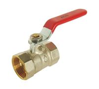 SOMATHERM FOR YOU, Vanne à sphère Double Femelle 1" - PN 16 - Économie et fiabilité - Étanchéité par double joints toriques - Corps en laiton CW617N - Température -5°C à +90°C