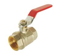 SOMATHERM FOR YOU - Vanne à sphère - double Femelle 12/17 - Poignée plate réversible - Débit d'eau optimal avec le passage intégral - Etanchéité par joints toriques