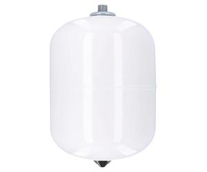SOMATHERM FOR YOU, Vase d'expansion sanitaire 8L - Acier, pression max 10 bar, température -10° à 100°C, raccord M 20/27, membrane conforme EN 13831, revêtement époxy blanc