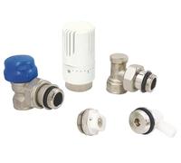 SOMATHERM KIT220 for You-Kit avec tête thermostatique à Dilatation de Cire | Équipez facilement votre radiateur grâce à ce kit complet avec robinet thermostatique, esthétique et ergonomique.