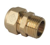 SOMATHERM Raccord a Compression PER - Droit - Male - O PER 16 - O Filetage 3-4