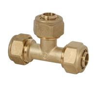 SOMATHERM Raccord à compression PER en Té égal - PER Ø 16