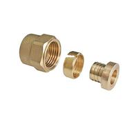 Somatherm - Raccord à compression - Raccord à compression tube PER Ø12 - Femelle écrou libre 1/2" (15/21) -