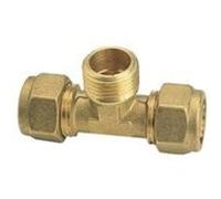 SOMATHERM Raccord a compression - Té mâle au centre 1/2 - PER 10x12 G