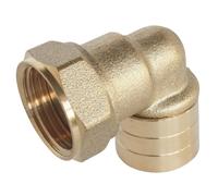 SOMATHERM Raccord a glissement PER - Coude femelle - Ecrou tournant - PER Ø 12 - Taraudage 1/2