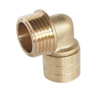 SOMATHERM Raccord a glissement PER - Coude mâle - PER Ø 12 - Filetage 1/2