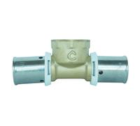 SOMATHERM Raccord a sertir PER en Té femelle au centre Ø 16 - Ø taraudage 1/2