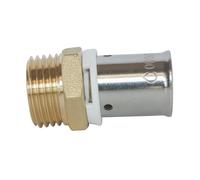 SOMATHERM Raccord mâle a sertir PER droit Ø 16 - Ø filetage 3/8