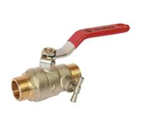 SOMATHERM Vanne a sphere ACS - Male male 20 - 27 -3 - 4- - A purge PN30