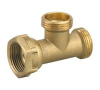 Somatherm - Vase expansion sanitaire et accessoires - Té dérivation CE mâle/mâle/femelle 3/4" (20/27) -