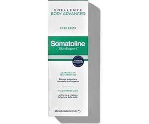 Somatoline SkinExpert Body Advanced Sérum corporel 190 ml | Caféine 5% + Pentapeptide | Niacinamide 2,5% | MicrocirculationComplex™ | Stimule la lipolyse | Efficacité cliniquement prouvée