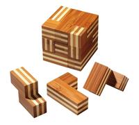 Somawürfel - Bambou - 7 Pièces de Puzzle - Jeu de Réflexion Patience