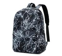 SOMBLG Sac a Dos Garcon Ado Cartable Ecole Sac à Dos College Sac Ados Adolescent École Primaire Scolaire Garçon Impermeable Enfant (4-Noir)