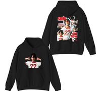 Sombr Merch I Barely Know Her Sweat à capuche imprimé graphique classique à manches longues Album Tour Pullovers Unisexe Tenue décontractée, Noir , L