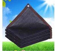 Sombra Ombre Tissu Jardin Protection solaire Filet d'ombrage Serre Plante Filet d'ombrage Filet d'ombrage Bâche d'ombrage Voile Jardin/balcon/arrière-cour, tailles personnalisables, noir-5 x 6 m