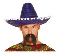 Sombrero Fiestas Guirca - Bleu - 45 cm - Accessoire de déguisement