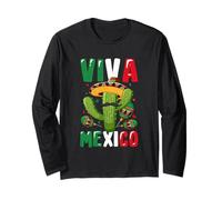 Sombrero Fun Viva Mexico Cactus Manche Longue