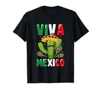Sombrero Fun Viva Mexico Cactus T-Shirt