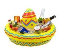Sombrero gonflable rafraîchisseur de boissons - 50 cm or G