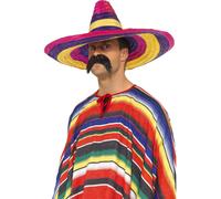Sombrero Mexicain Accessoire De Costume Pour Adultes Multicolore OS
