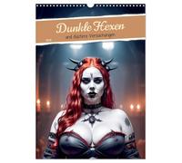 Sombres sorcières et sombres tentations, Version française (Calendrier mural 2026 DIN A3 portrait), Calendrier CALVENDO mensuel