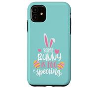 Some Bunny is Eggspecting Baby Shower Announcement Easter Coque pour iPhone 11