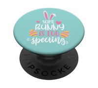 Some Bunny is Eggspecting Baby Shower Announcement Easter PopSockets PopGrip Adhésif
