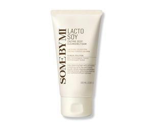 SOME BY MI Lacto Soy Enzyme Deep Cleanser Gel nettoyant pour le visage coréen végétalien avec enzymes de papaïne et de soja pour un nettoyage en profondeur et une élimination des cellules mortes de la
