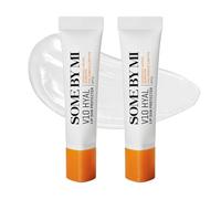 SOME BY MI V10 Hyal Lip Sun Protector Clear - Lot de 2, 13g - Baume à lèvres coréen teinté SPF 15 pour lèvres sèches et sensibles - Hydratation à l’acide hyaluronique et vitamine E - Soin coréen
