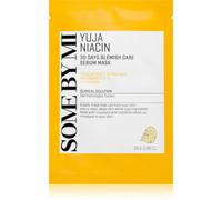 Some By Mi Yuja Niacin Blemish Care Serum Mask masque tissu éclat pour peaux grasses et à problèmes 25 g