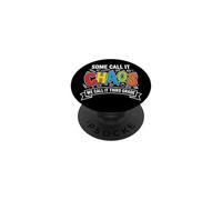 Some Call It Chaos We Call It Third Grade Enseignant PopSockets PopGrip Adhésif