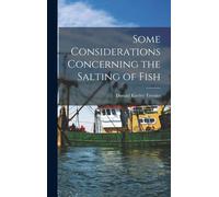 Some Considerations Concerning The Salting Of Fish