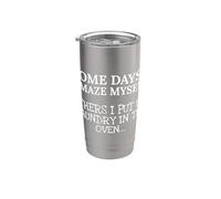 Some Days I Amaze Myself Laundry Humour Funny Moms Gobelet isotherme en acier inoxydable double paroi