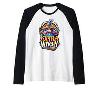 Some Days I'm Extra Witchy Mignonne sorcière magique Halloween et automne Manche Raglan