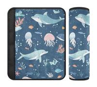 Some Dolphin Lot de 2 coussinets d'épaule pour ceinture de sécurité Coupe dans le cou pour camion forro para cinturon de seguridad