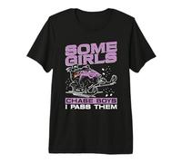 Some Girls Chase Boys I Pass Motor Sled Motoneige Racing T-Shirt Haut de Gamme