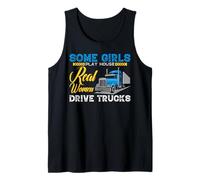 Some Girls Play House Real Women Drive Trucks Trucker Mom Débardeur
