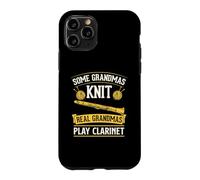 Some Grandmas Knit Real Grandmas Play Clarinette Coque pour iPhone 11 Pro
