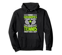Some Grandpas Take Naps Real Grandpa Play Tennis Sweat à Capuche