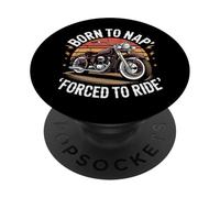 Some Grandpas Take Naps Real Grandpas Ride Motos PopSockets PopGrip Adhésif
