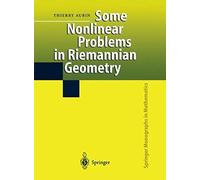 Some Nonlinear Problems In Riemannian Geometry