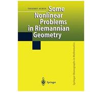 Some Nonlinear Problems In Riemannian Geometry