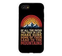Some Paths Lead to The Mountains Randonnée Rétro Camping Coque pour iPhone SE (2020) / 7/8