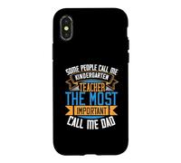 Some People Call Me Kindergarten Teacher Back to School Coque pour iPhone X/XS