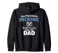 Some People Call Me Mechanic Dad Blue Collar Job Daddy Sweat à Capuche