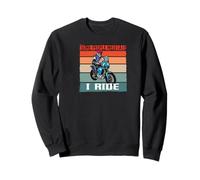 Some People Meditate, I Ride, Motos Offroad Sweatshirt