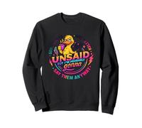 Some Things are Better Left Unsaid Duck Humour Sweatshirt