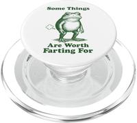 Some Things are Worth Farting for Frog PopSockets PopGrip pour MagSafe