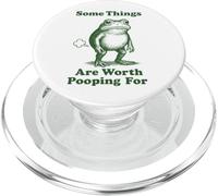 Some Things are Worth Pooping for Frog PopSockets PopGrip pour MagSafe